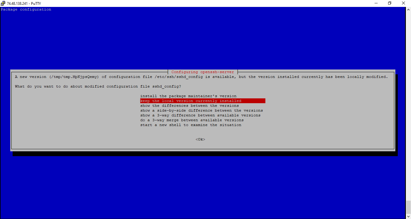Configure OpenSSH Server