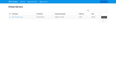 Manage VPS